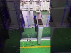 بوابة متحركة من الفولاذ المقاوم للصدأ 304 مع سرعة تلقائية وأنظمة أمان RFID