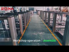 الأمن التحكم في وصول المشاة Swing Gate الباب الدوار مع التعرف على الوجه مع 6 أزواج