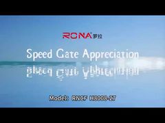 الخصر عالية مبنى المكاتب التحكم في الوصول البوابات الدوارة الفولاذ المقاوم للصدأ قارئ RFID معرضا