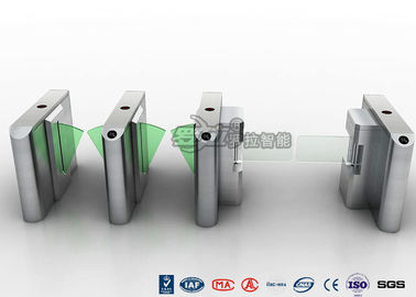 شراء Stylish Clear Bi - Directional Turnstile Access Control With Swing Panel online manufacture