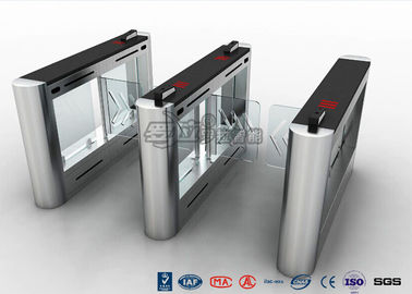 شراء Anti - Collision Walk Through Metal Swing Barrier Gate Bus Station Card Reader System online manufacture