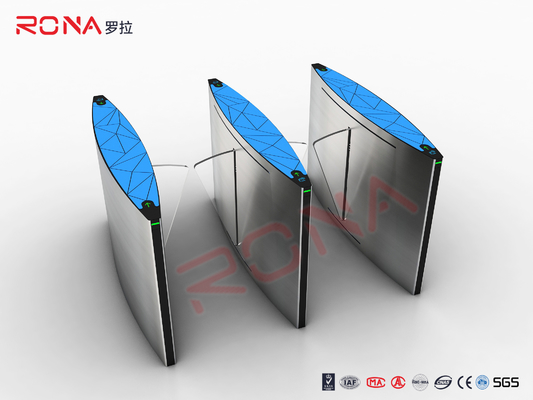 شراء التحكم في الوصول التلقائي رفرف الباب الدوار من خلال الباب الدوار البصري لمحطة مترو الأنفاق online manufacture