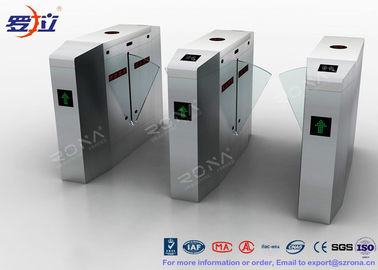شراء الأمن المعادن رفرف حاجز بوابة 304 SS نظام التحكم في الوصول مع بصمات الأصابع online manufacture