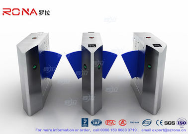 شراء ZK Access Optical Swing Gate Turnstile / Controlled Access Flap Berrier System online manufacture