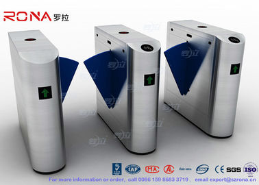 شراء Indoor / Outdoor Flap Barrier Turnstile Waist Height Turnstile Sliding High Speed online manufacture