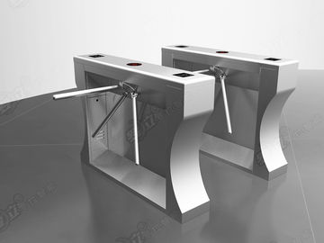 شراء بوابة RFID ترايبود الباب الدوار رمز الاستجابة السريعة الباب الدوار بصمة الوصول للصالات اللياقة البدنية online manufacture