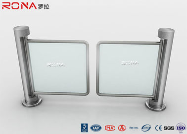شراء الوصول التحكم سوينغ بوابة الباب الدوار المزدوج الميكانيكية المعدنية جولة عمود واحد القطب online manufacture