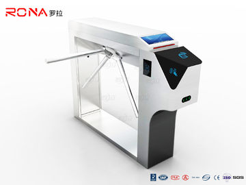 شراء نظام التذاكر بوابة المشاة الباب الدوار ترايبود الباب الدوار بوابة بواسطة IC / ID بطاقة online manufacture