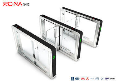شراء الفولاذ المقاوم للصدأ التلقائي سرعة بوابة الباب الدوار مع قارئ بطاقة RFID online manufacture