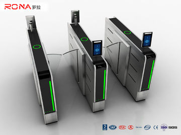 شراء DC فرش السيارات الحاجز رفرف الباب الدوار نصف ارتفاع SUS التحكم في الوصول الباب الدوار online manufacture