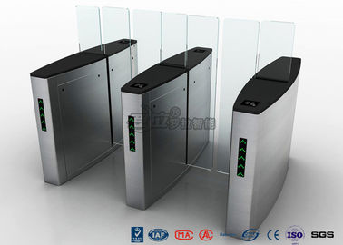 Stainless Steel Access Control Turnstiles , Sliding Turnstile Security Systems