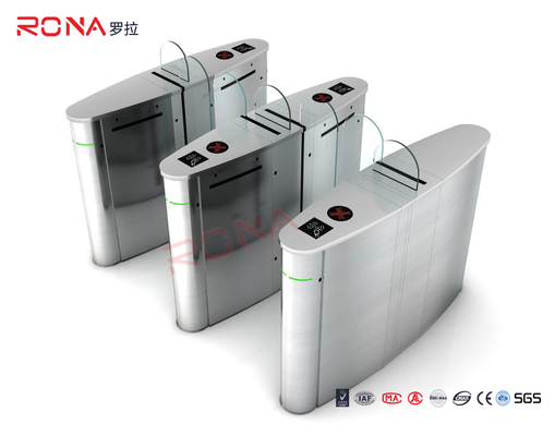 الفولاذ المقاوم للصدأ انزلاق الباب الدوار أنظمة الأمن لمبنى المكاتب 1410MM * 310MM * 990MM