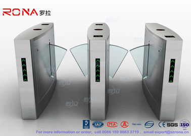 بوابة حاجز بوابة الزجاج العضوي قابل للسحب قارئ بطاقة RFID بوابة السرعة