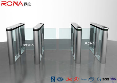 قارئ RFID سرعة بوابة الباب الدوار أنظمة أوتوماتيكية DC محرك سيرفو مع LED