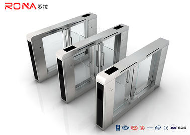 الفولاذ المقاوم للصدأ التحكم في الوصول الباب الدوار بوابة العاصمة محرك سيرفو مع قارئ بطاقة RFID