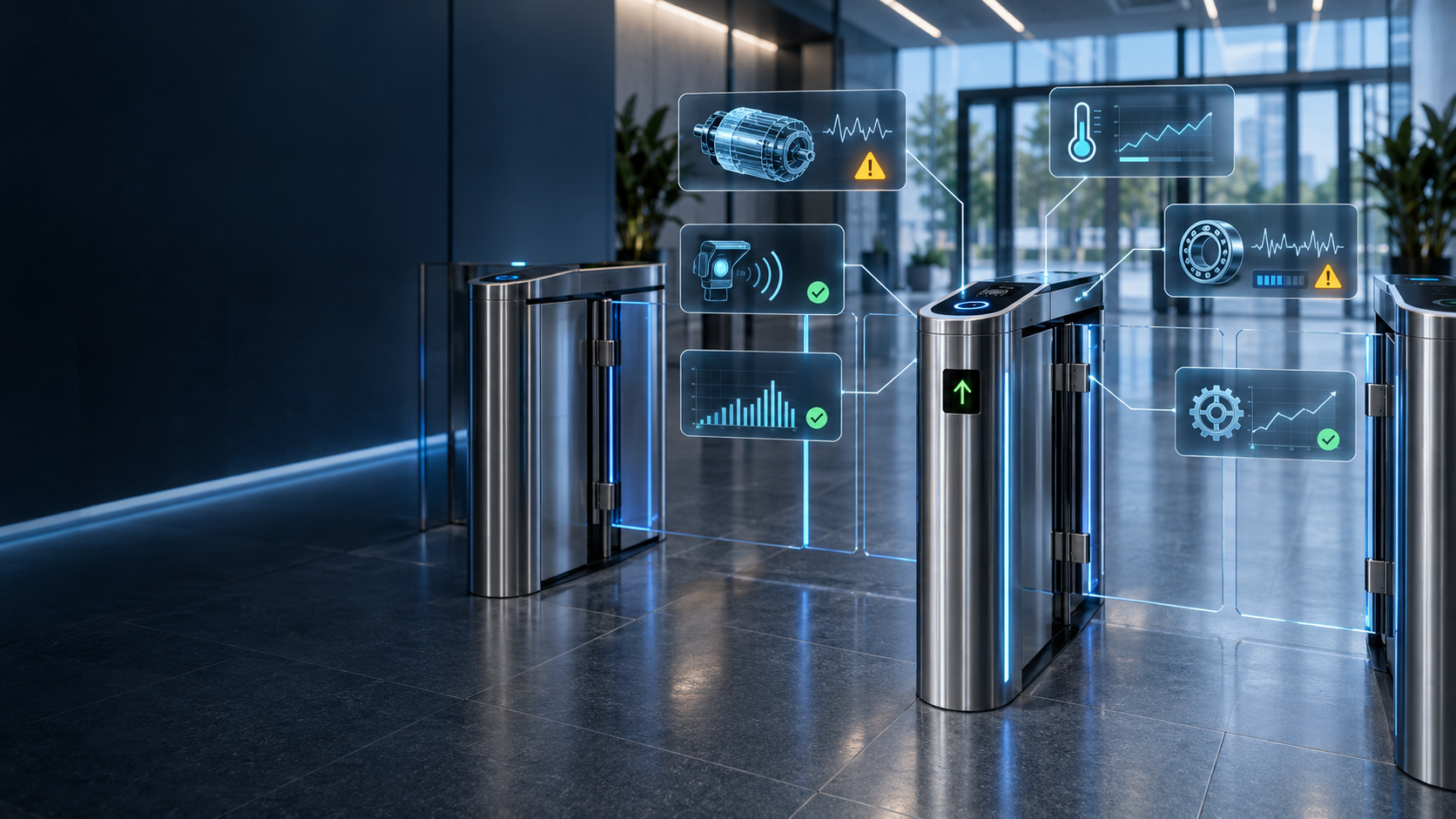 أحدث مدونات الشركة حول Predictive Maintenance for Turnstiles: Can Access Control Gates Warn You Before They Fail?