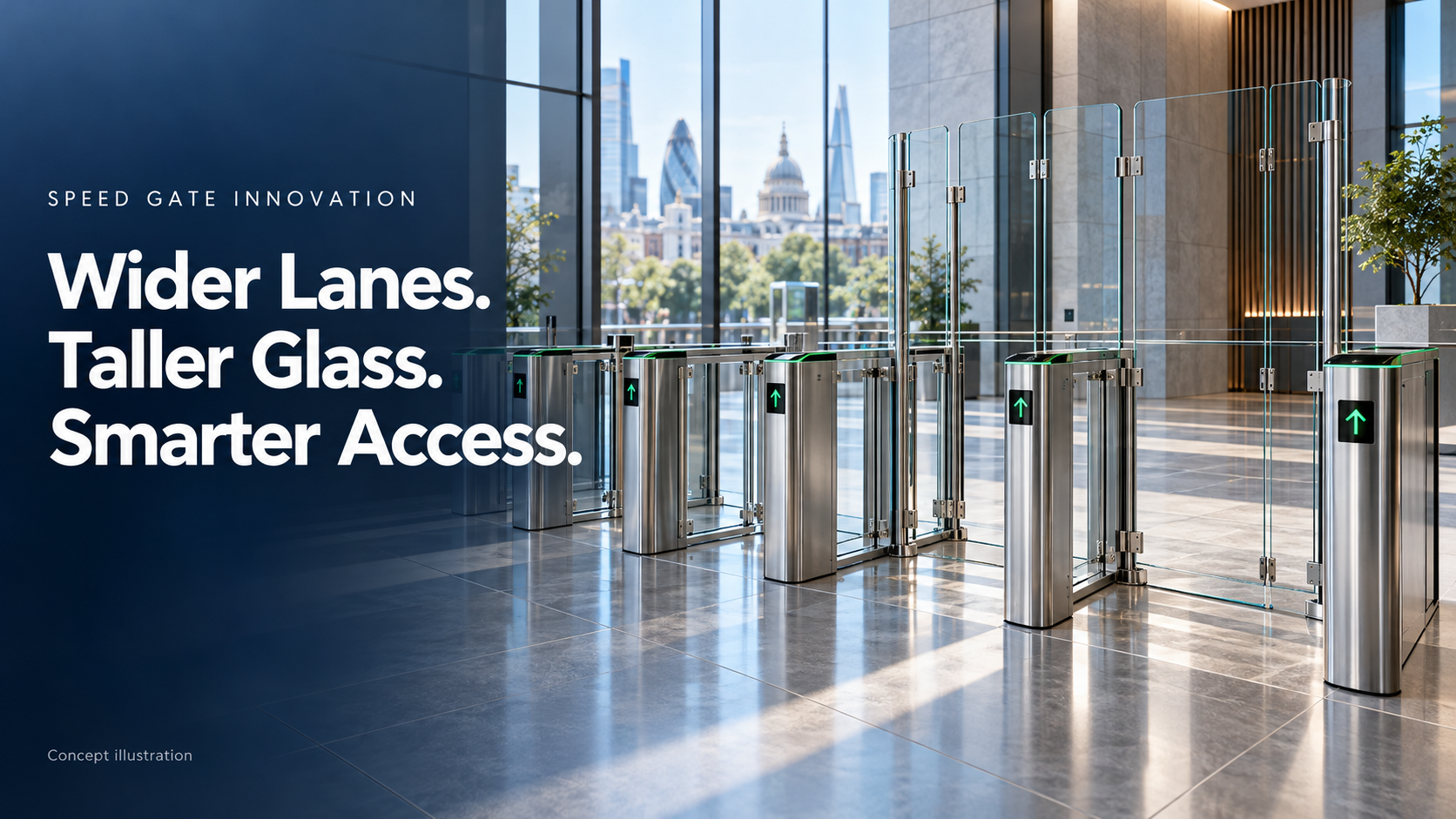 أحدث مدونات الشركة حول International Security Expo 2026 Highlights Three Speed Gate Trends: Wide Lanes, Tall Glass, Legacy Retrofit