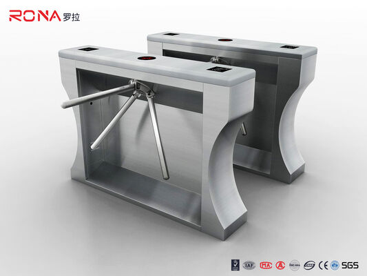 شراء بوابة RFID ترايبود الباب الدوار رمز الاستجابة السريعة الباب الدوار بصمة الوصول للصالات اللياقة البدنية online manufacture